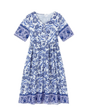 Vestido Floral Quartzo | Manga Longa (Linha Premium V)