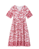 Vestido Floral Quartzo | Manga Longa (Linha Premium V)