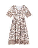 Vestido Floral Quartzo | Manga Longa (Linha Premium V)