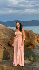 Conjunto saída Summer longa & top peróla